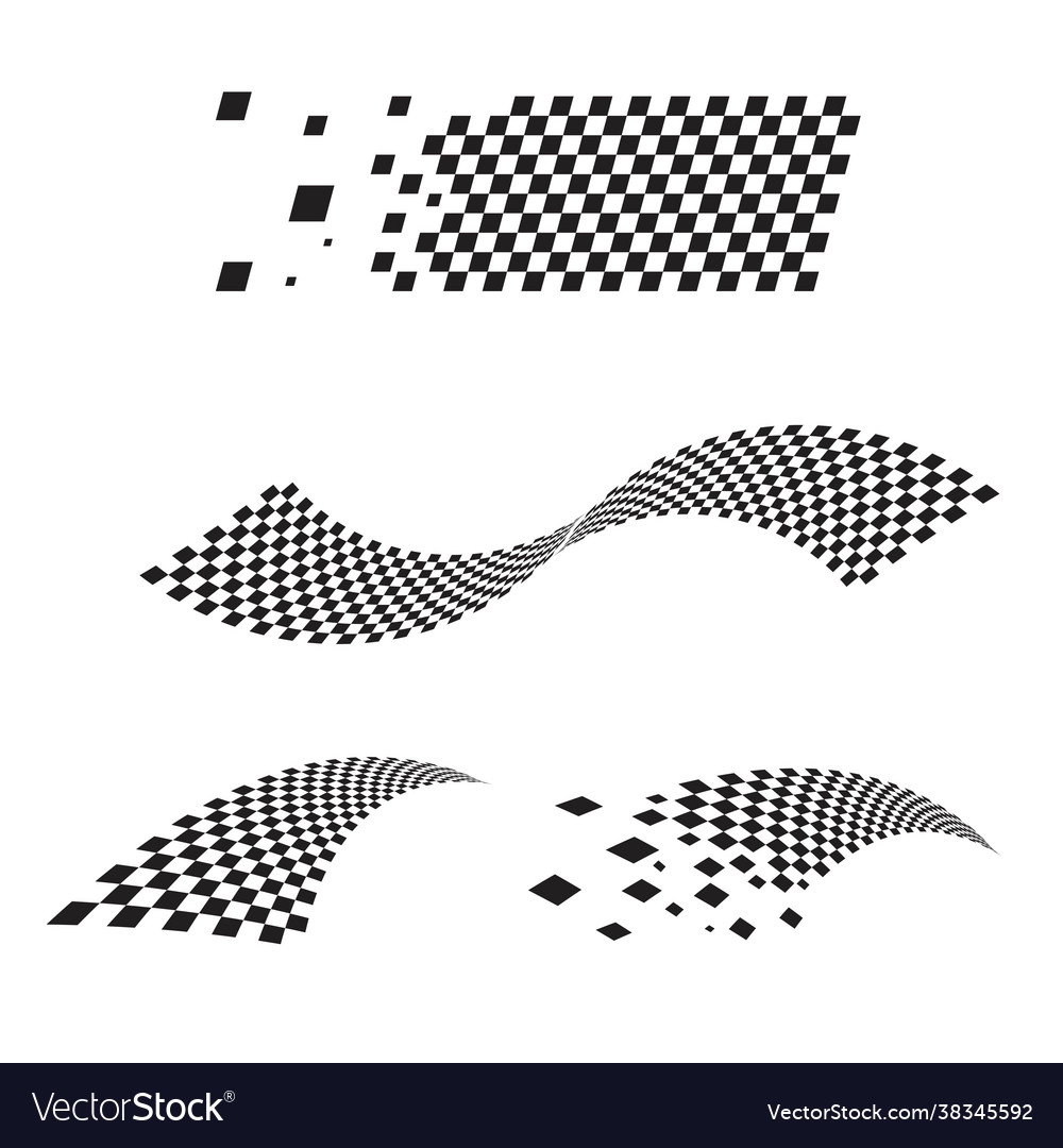 Race flag icon design vector image Race flag icon design