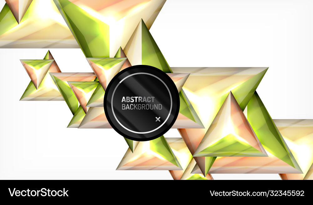 Triangle geometric abstract background Royalty Free Vector