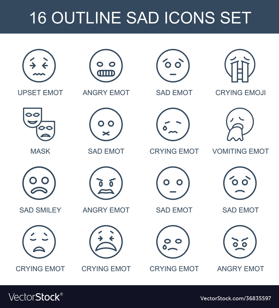 16 sad icons