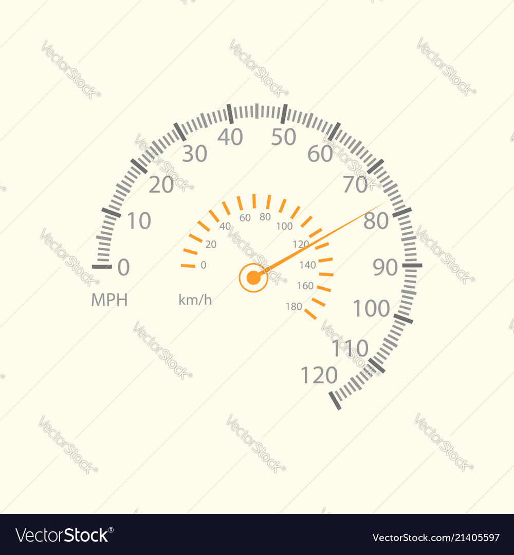 car speed meter design royalty free vector image