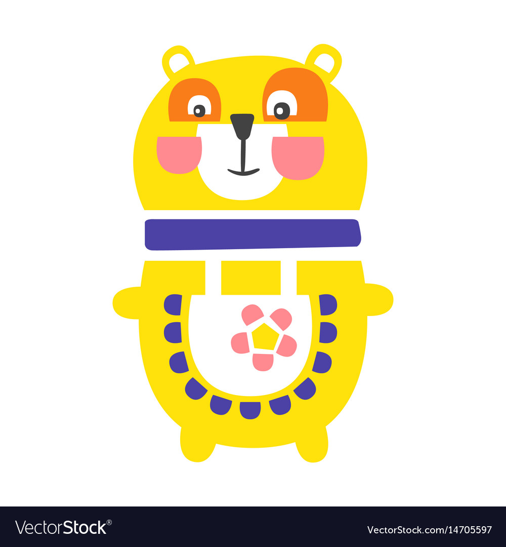 yellow teddy bear cartoon