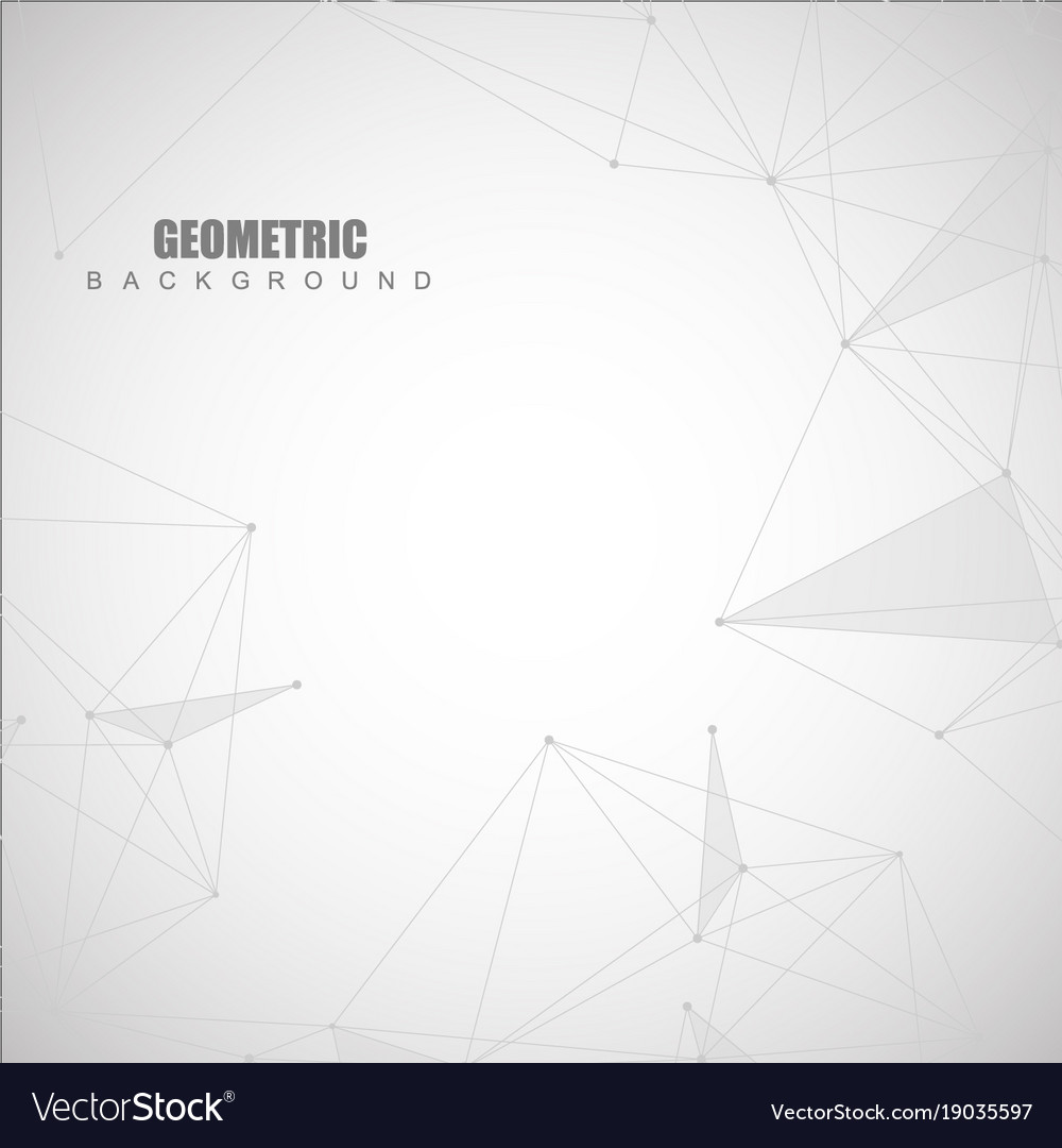 Geometric abstract background with connected line