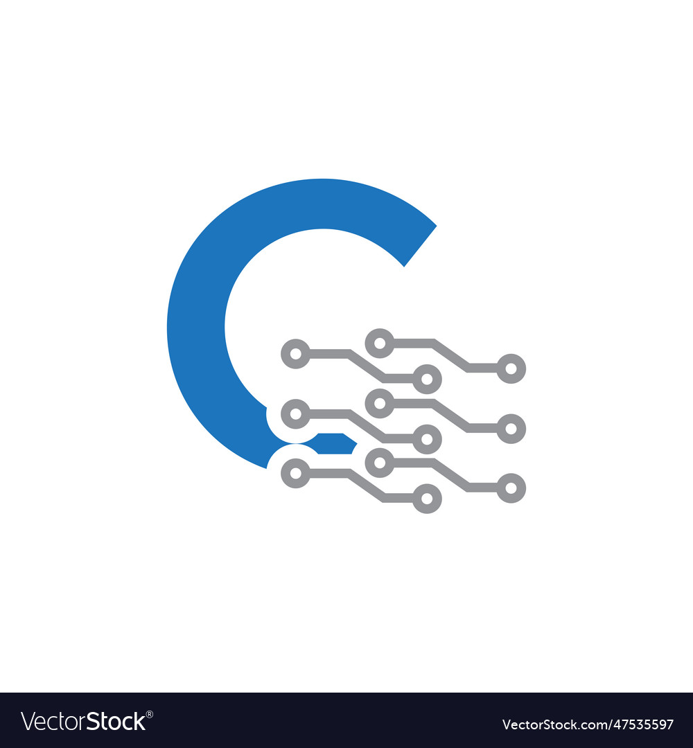 Programming code and technology logo template