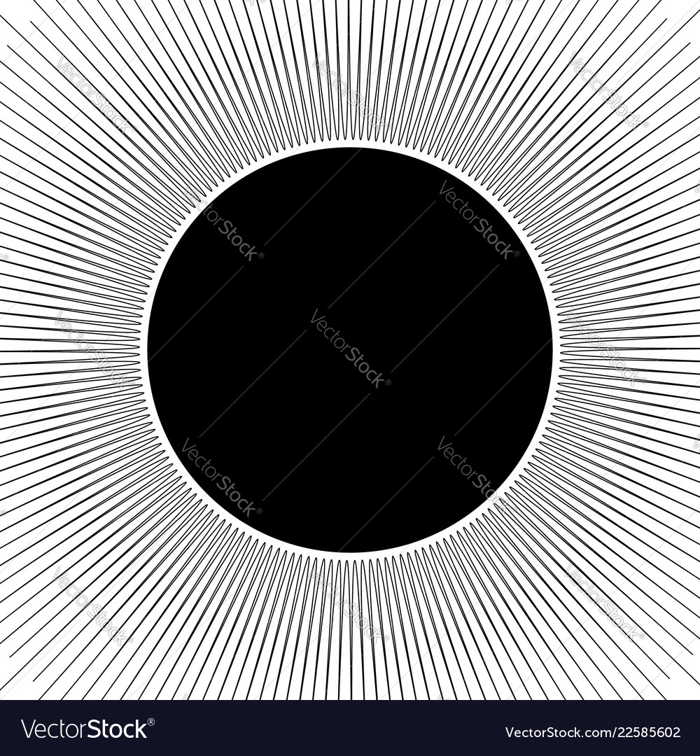 Konzentrisches kreisförmiges Muster zufälliger Burst vector image Konzentrisches kreisförmiges Muster zufälliger Burst