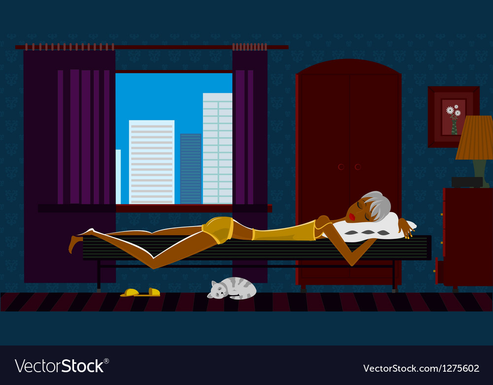 Js sleep. Кроватка паттерн сон.