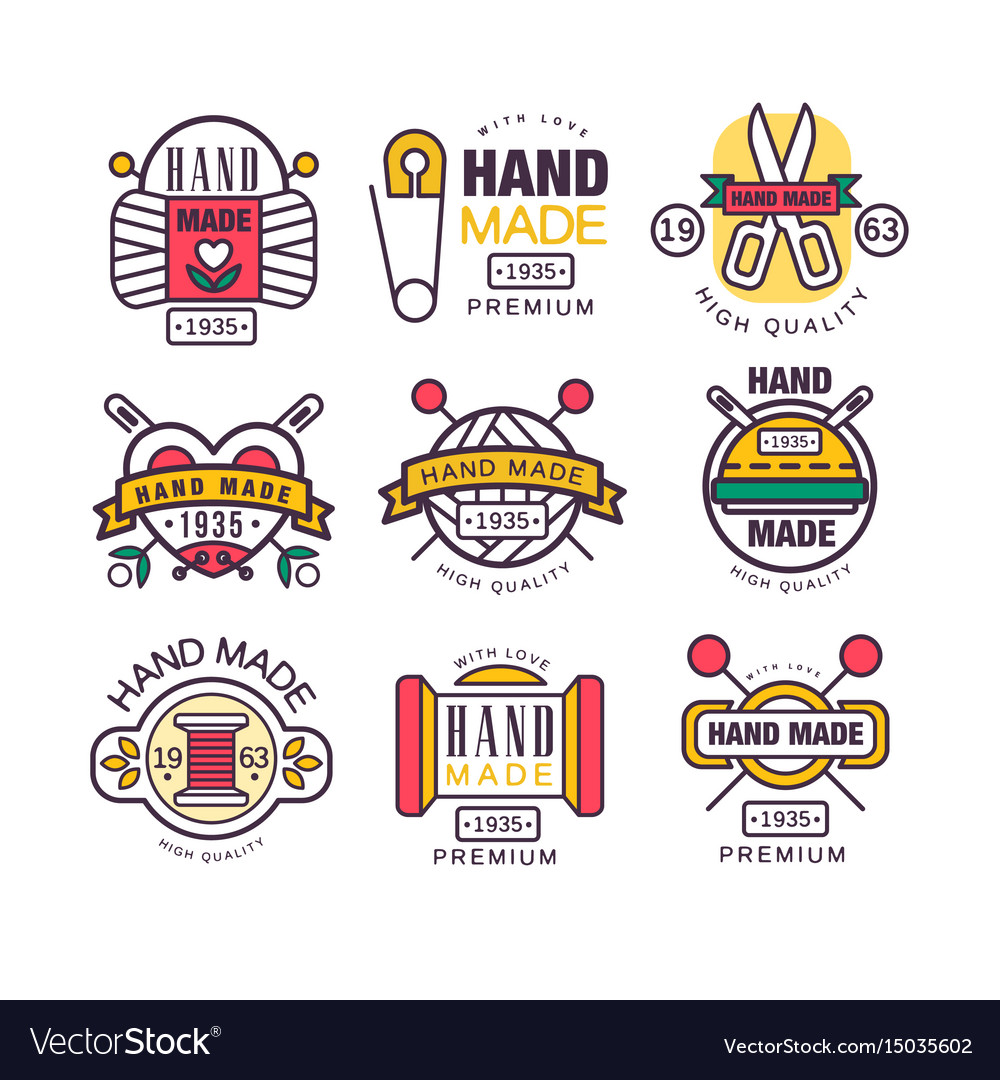 Handmade Craft Labels - Knitting & Tailoring
