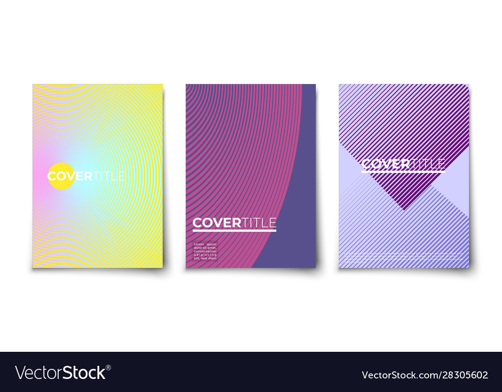 Minimal geometric elements halftone texture covers