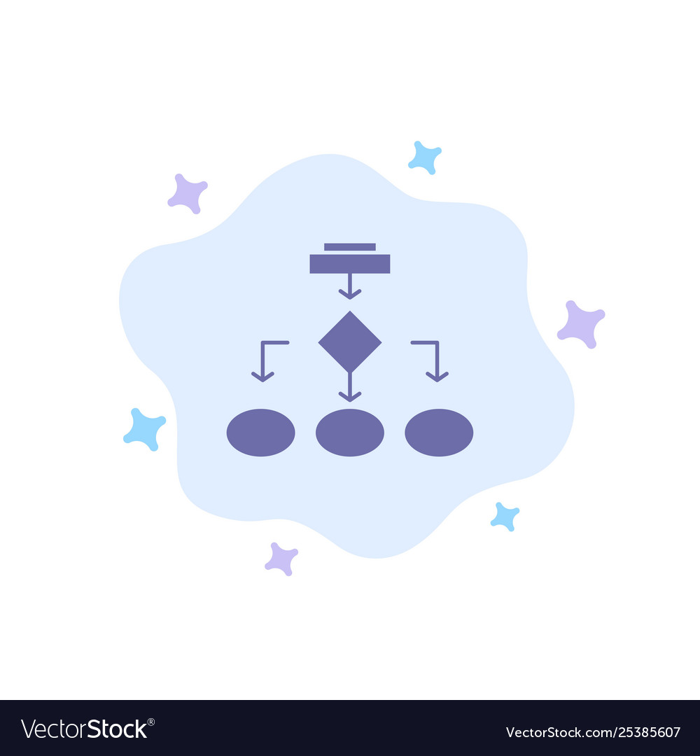 Flowchart algorithm business data architecture Vector Image