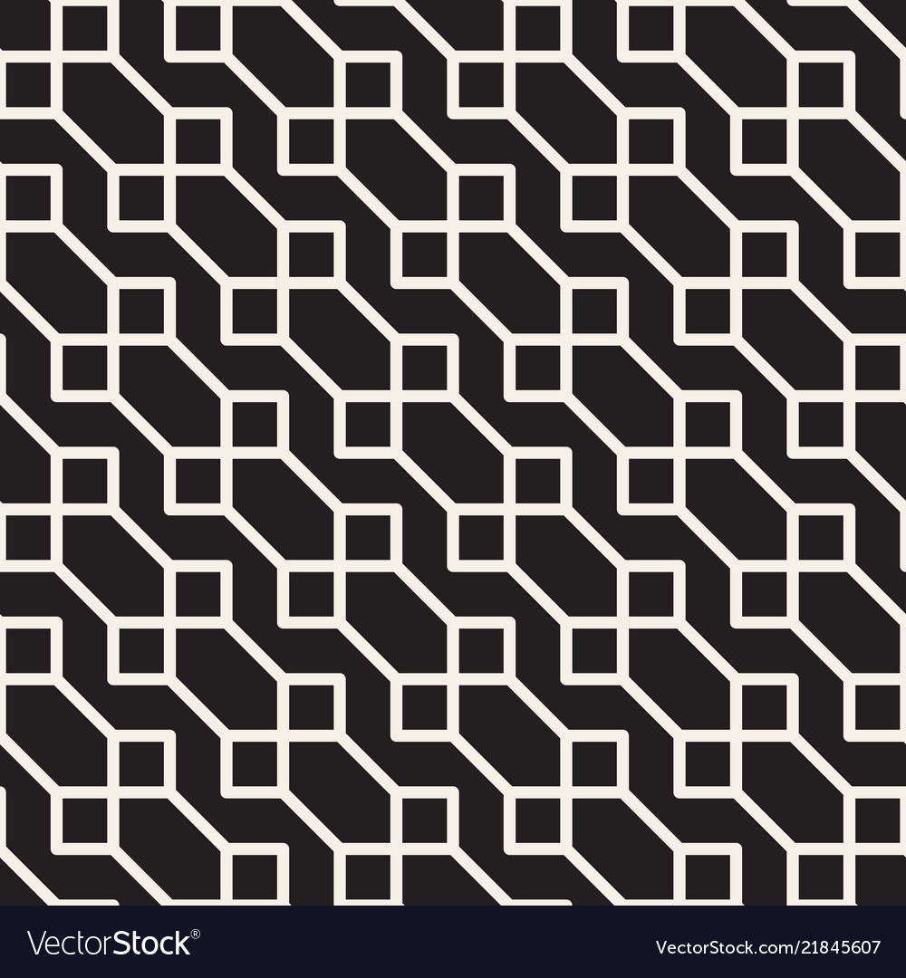 Geometric Line Pattern - Abstract Tile