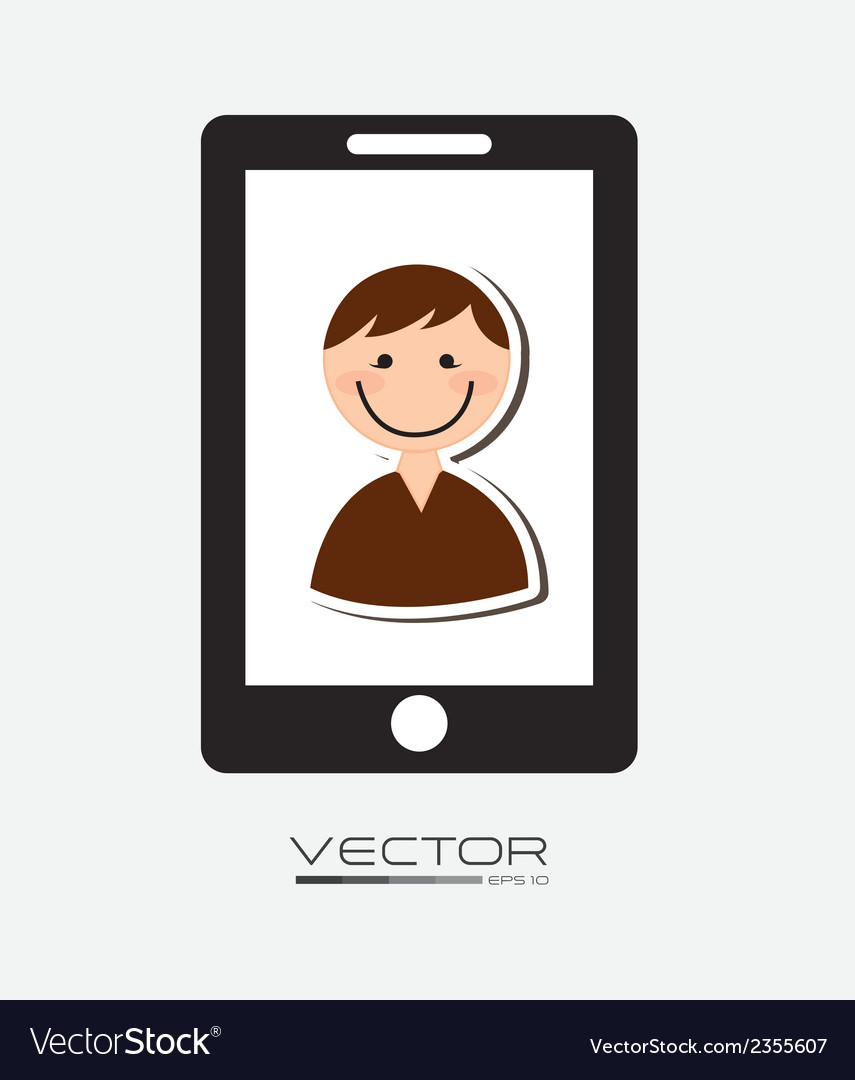 Technology design over white background Royalty Free Vector