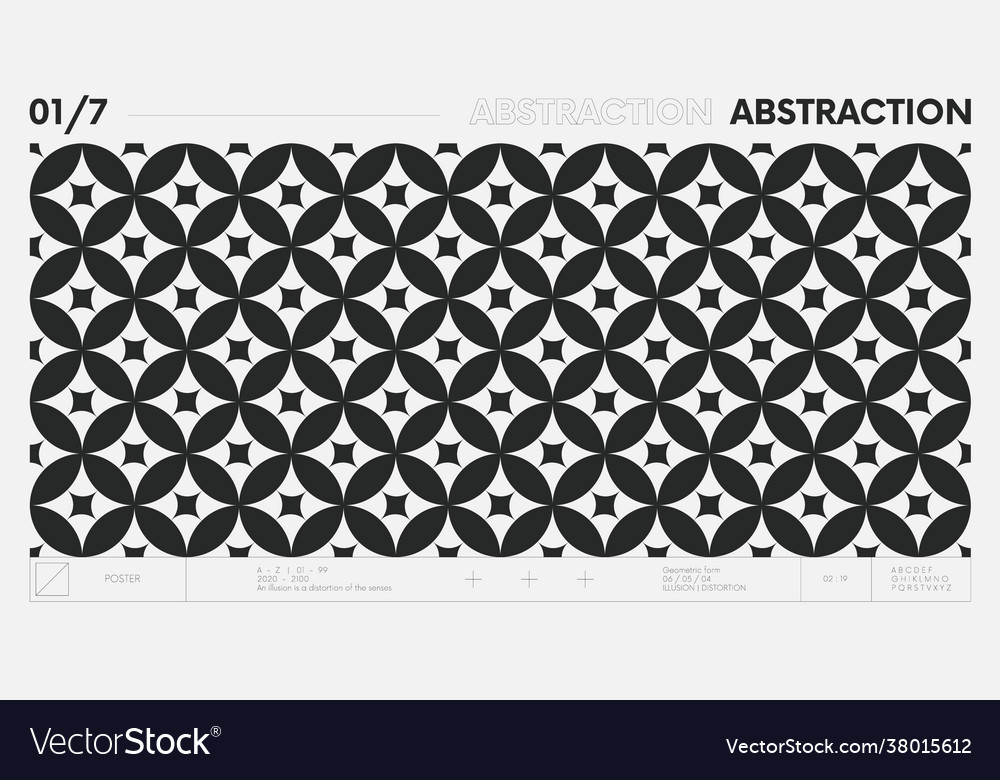 Abstract modern geometric banner with simple