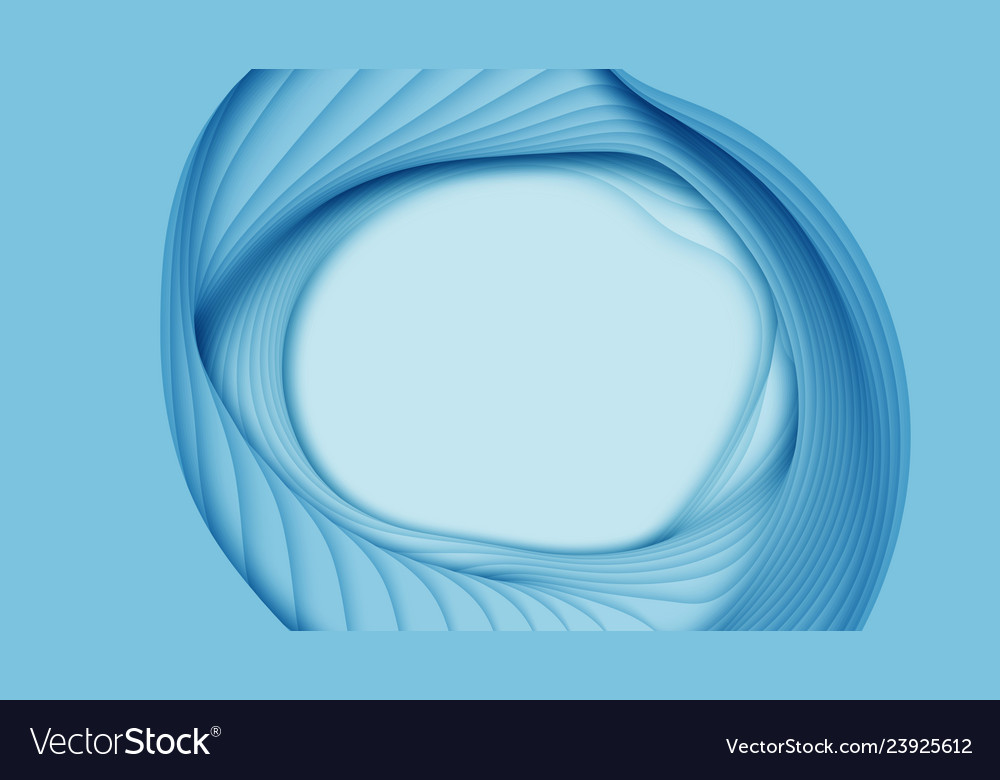 Abstract Paper Cut Background