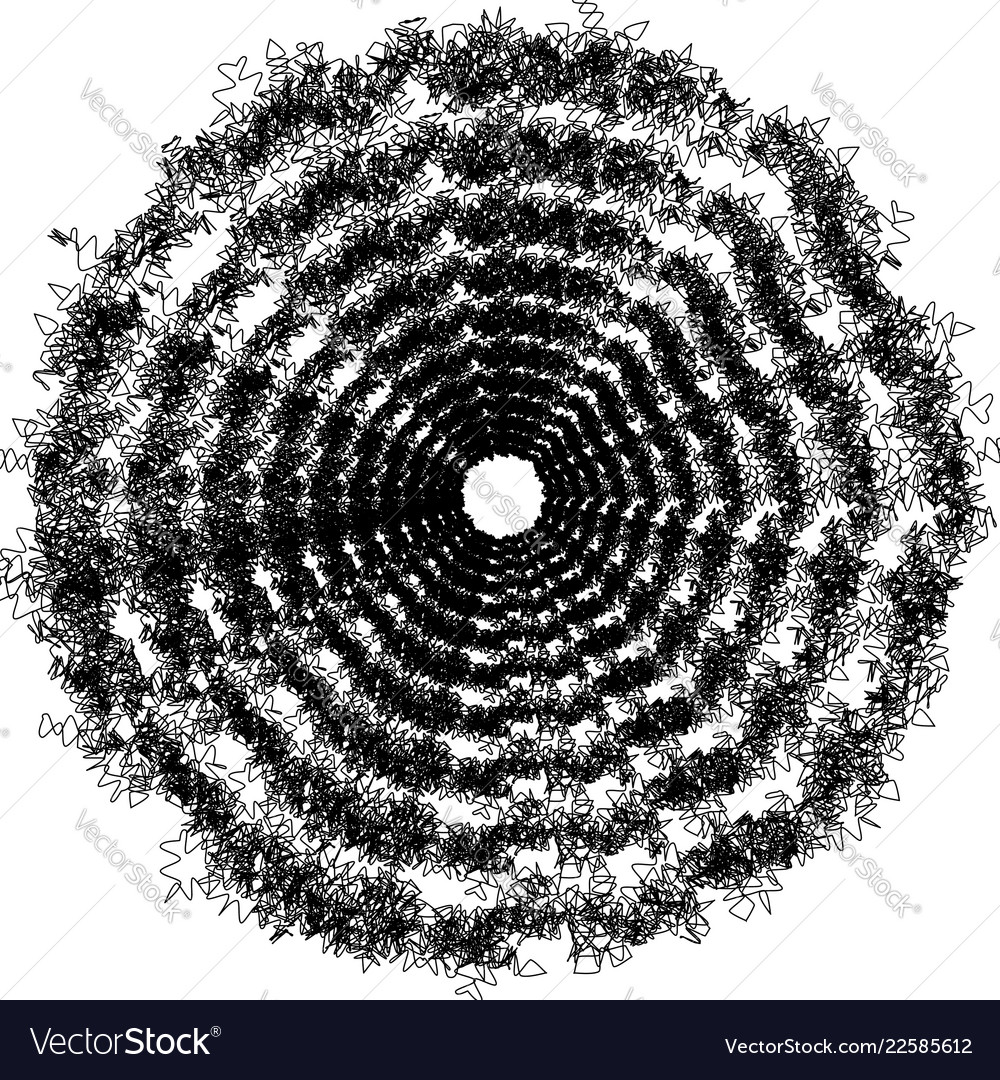 Concentric circular pattern random burst vector image Concentric circular pattern random burst