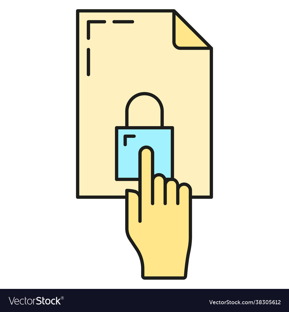 Data computer folder protect cloud global vector image Data computer folder protect cloud global