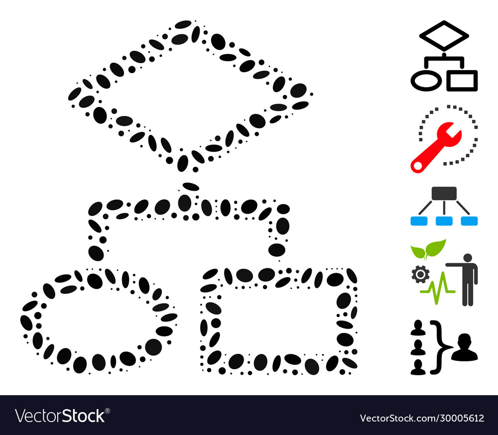 Ellipsenmosaikalgorithmus vector image Ellipsenmosaikalgorithmus