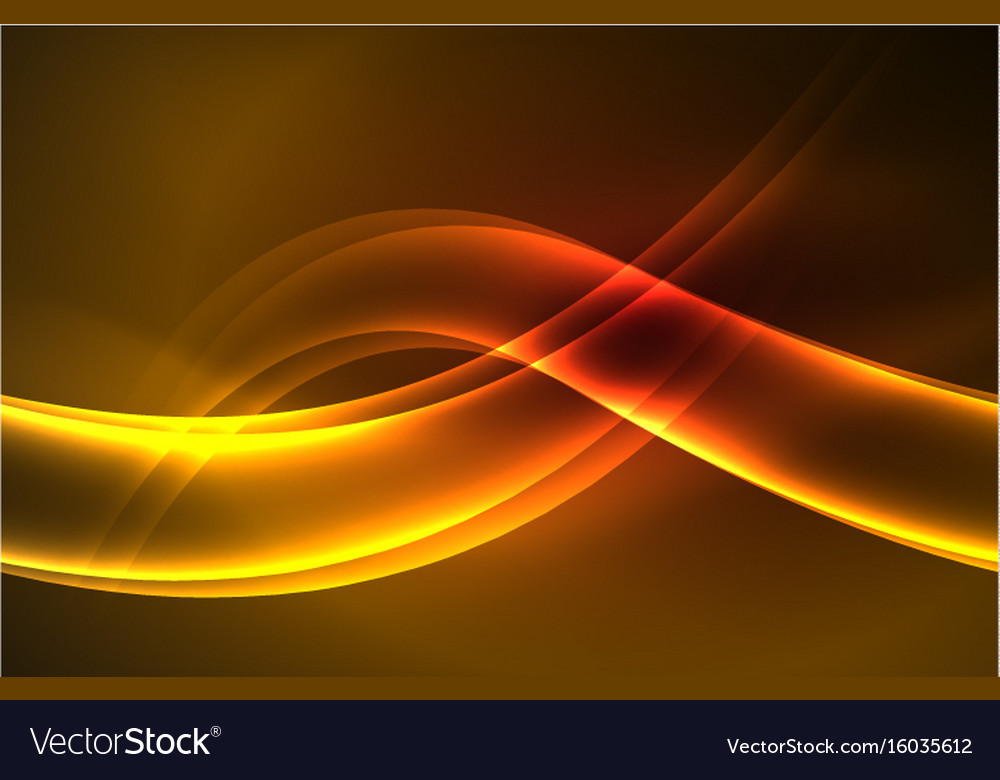 Glowing wave smoke Royalty Free Vector Image - VectorStock