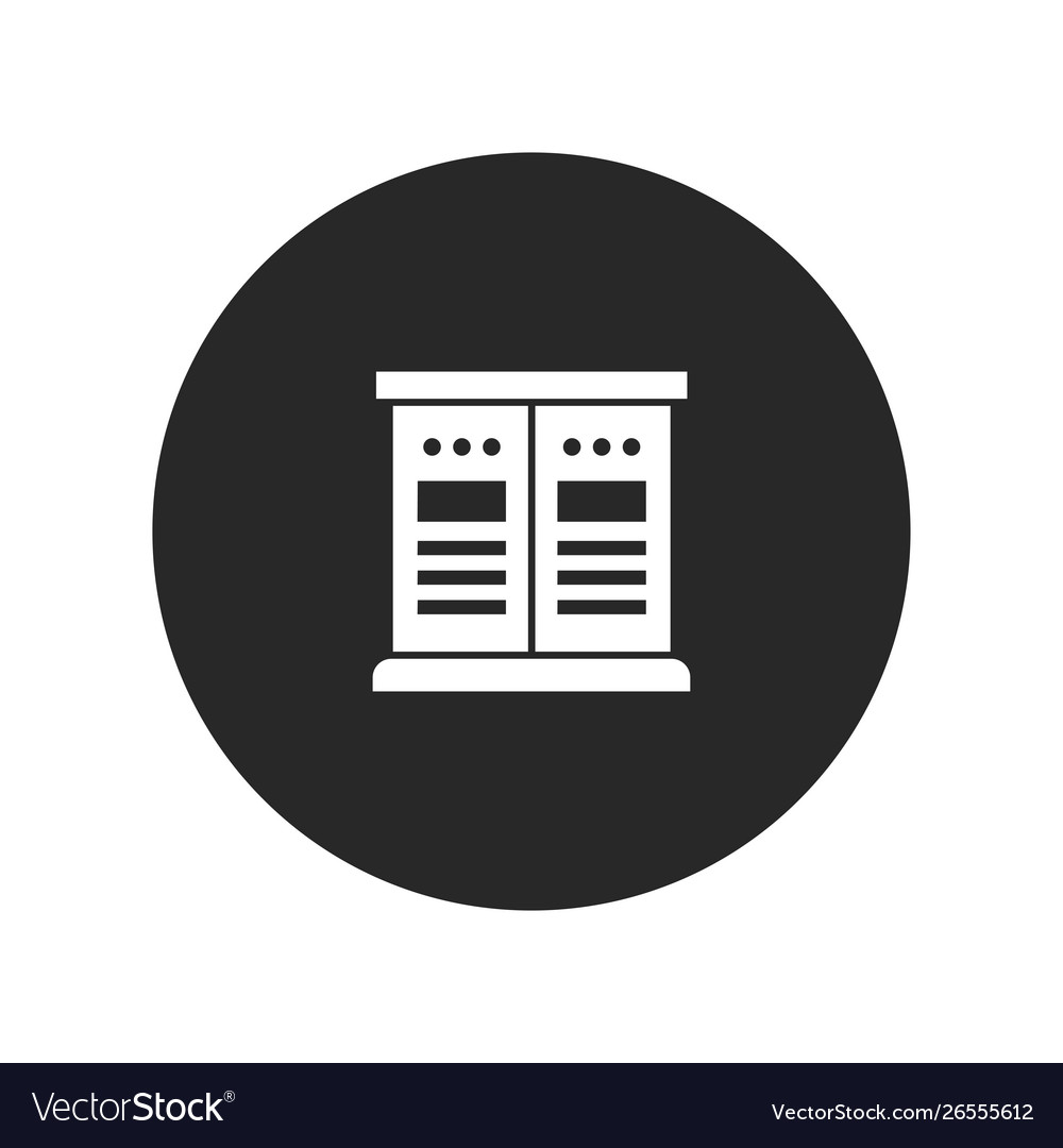 Machine icon vector image Machine icon