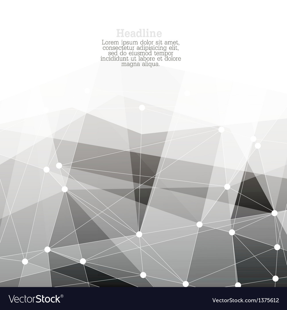 Modern Abstract Connection Background