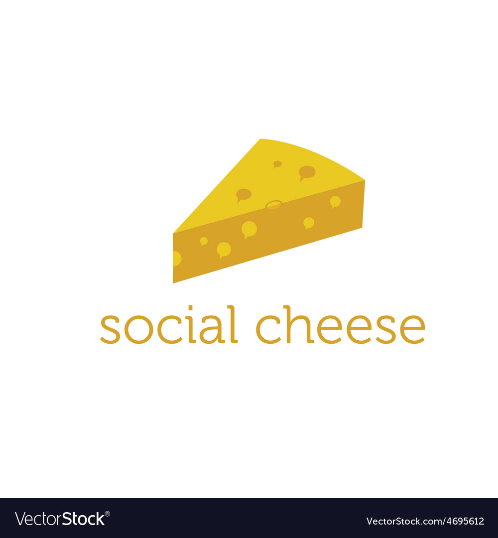 Social cheese concept design template