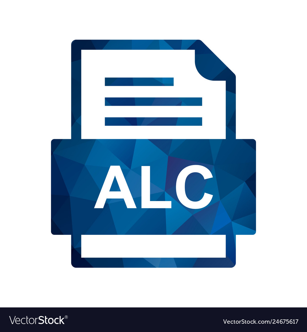 Alc file document icon