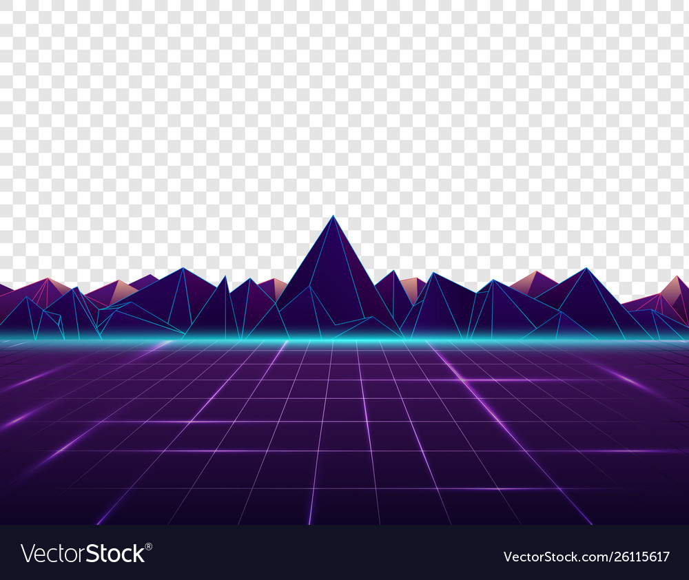 Background in style 80s Royalty Free Vector Image