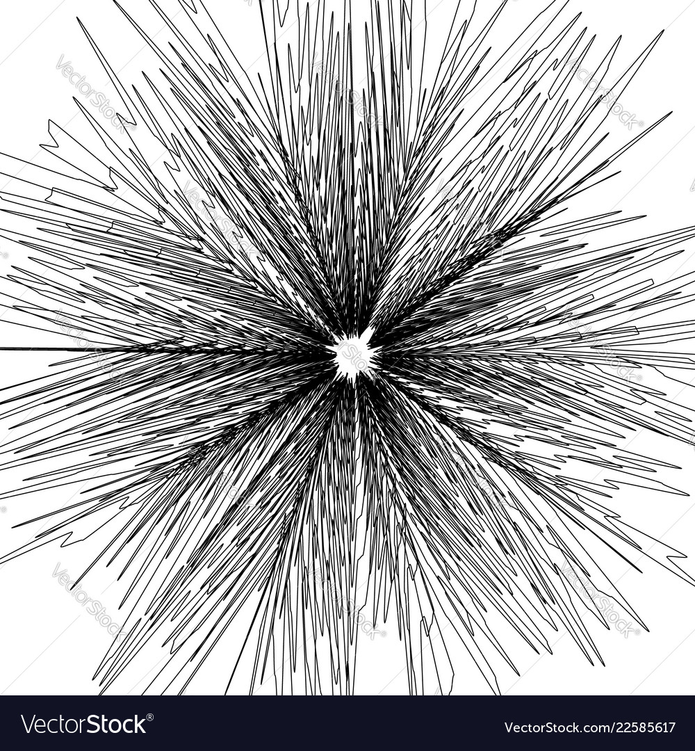 Concentric circular pattern random burst vector image Concentric circular pattern random burst