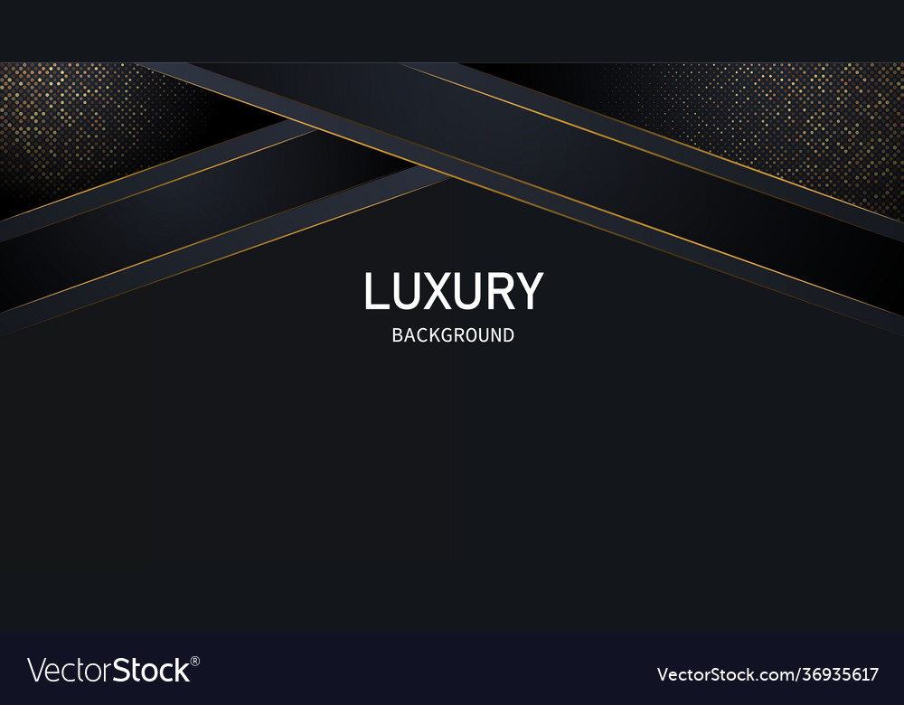 Dark abstract background with black overlap layers