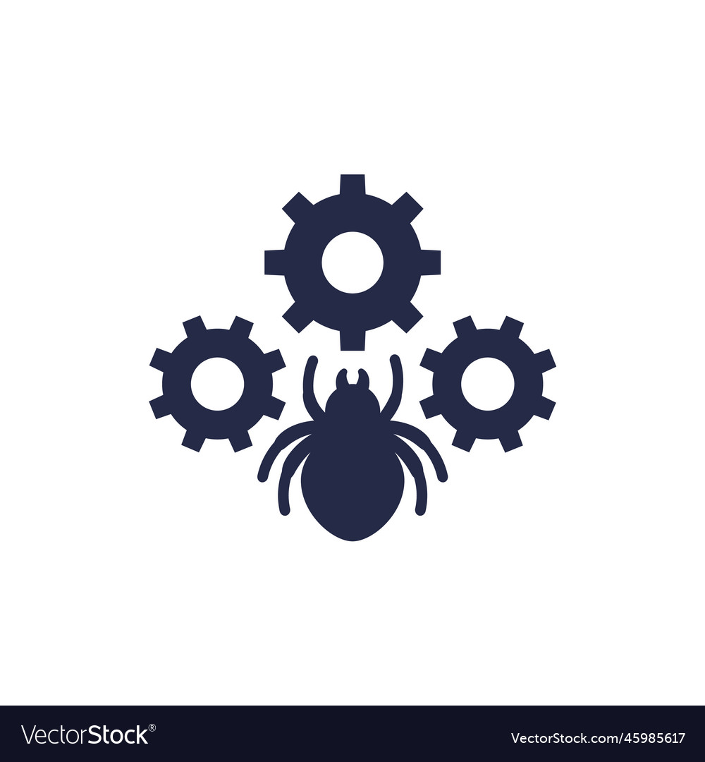 Debugging oder Testing-Symbol mit einem Bug