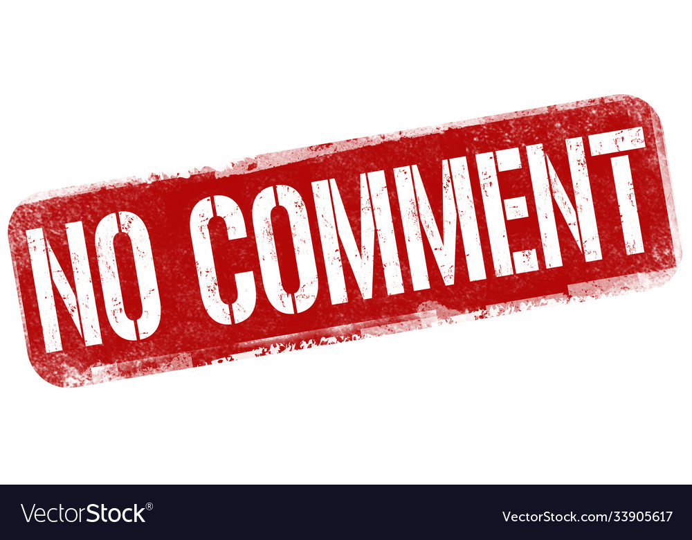 No comment sign or stamp Royalty Free Vector Image