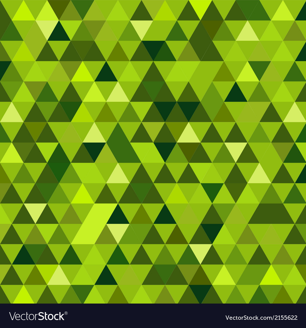 Abstract Green Mosaic Background Royalty Free Vector Image