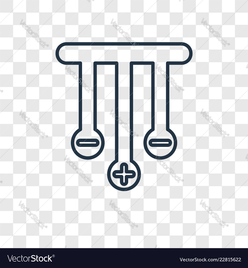 Circuit concept linear icon isolated vector image Circuit concept linear icon isolated