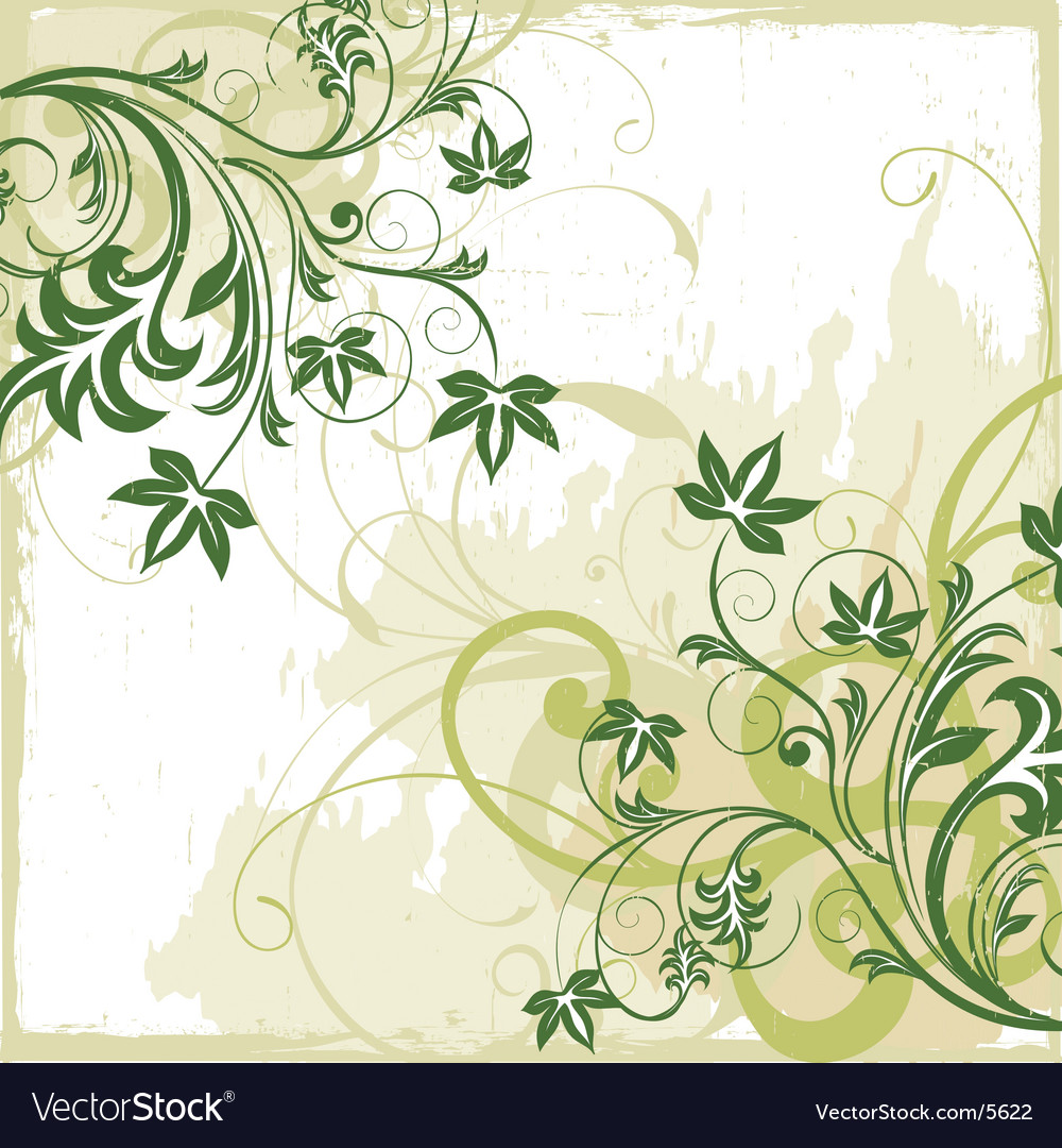 Floral background Royalty Free Vector Image - VectorStock