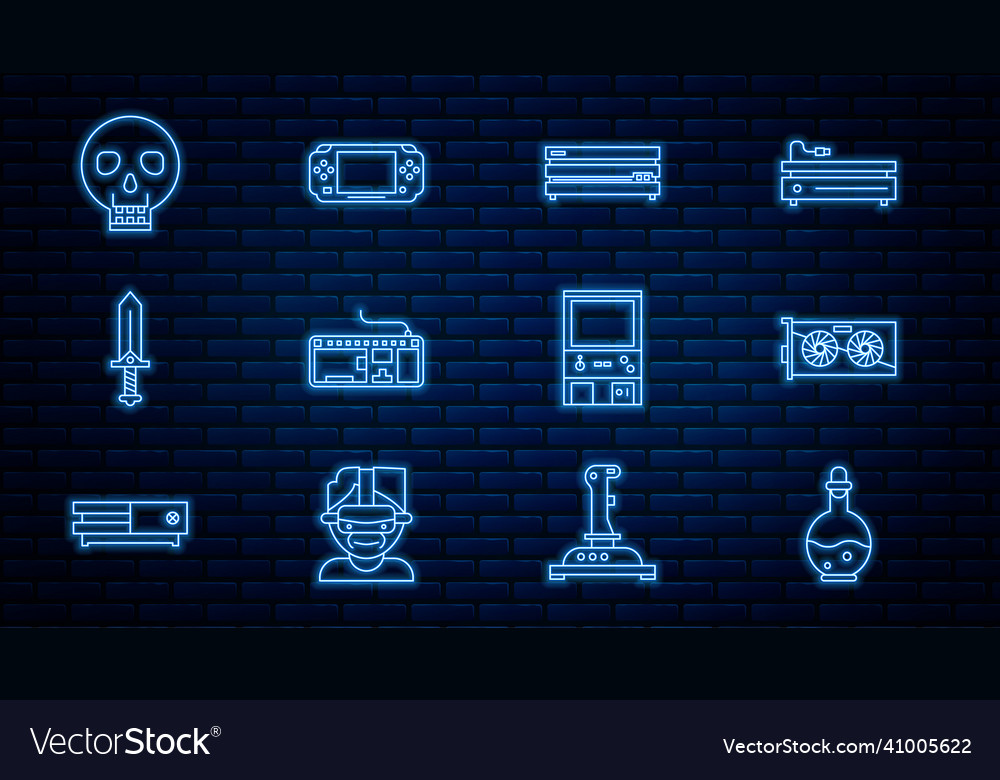 Set line bottle with magic elixir video graphic vector image Set line bottle with magic elixir video graphic