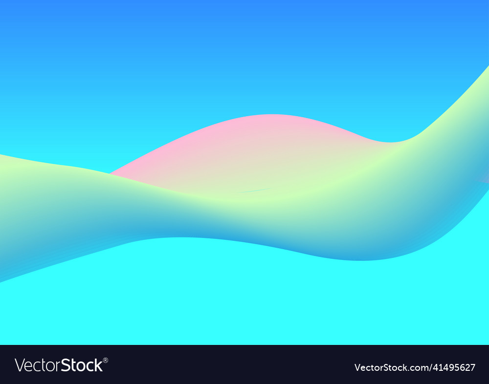 Abstract background wave line smooth curve