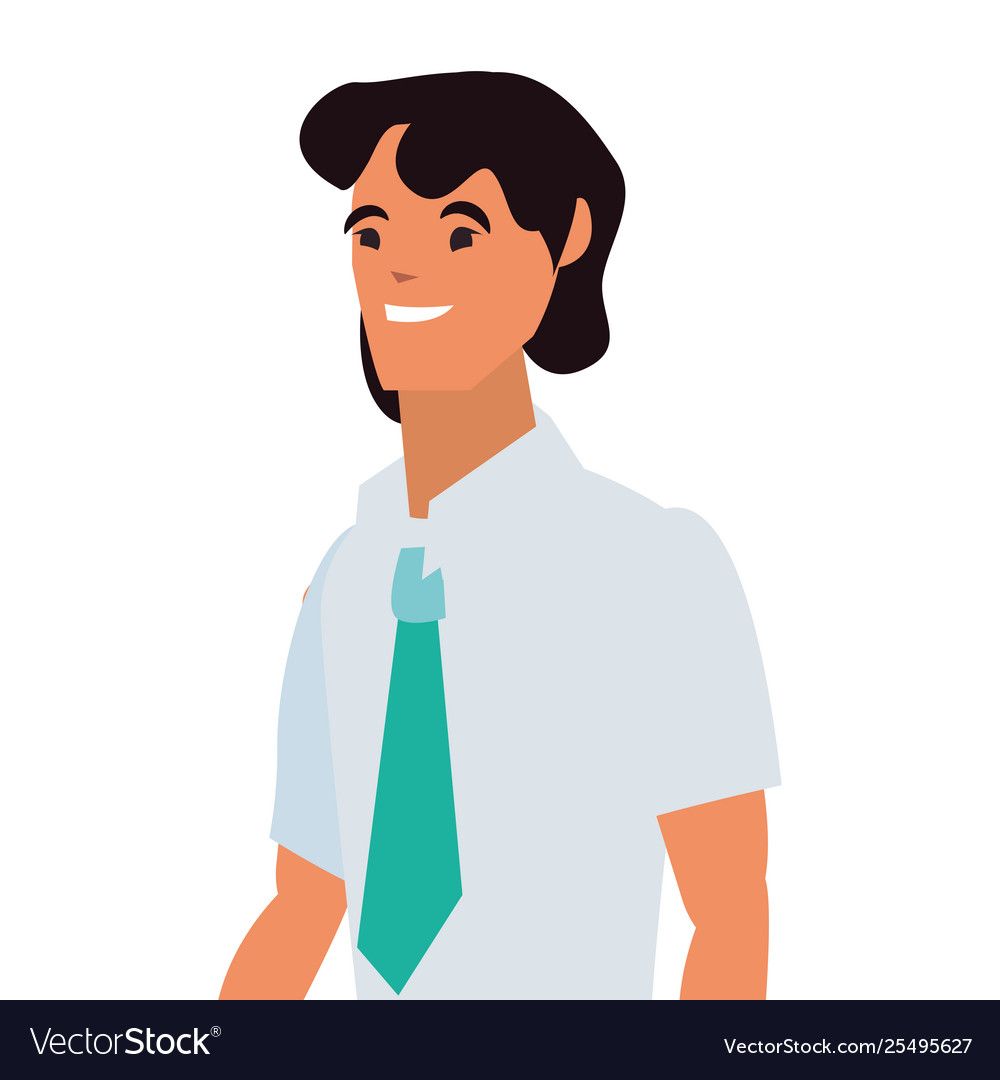 Businessman character avatar