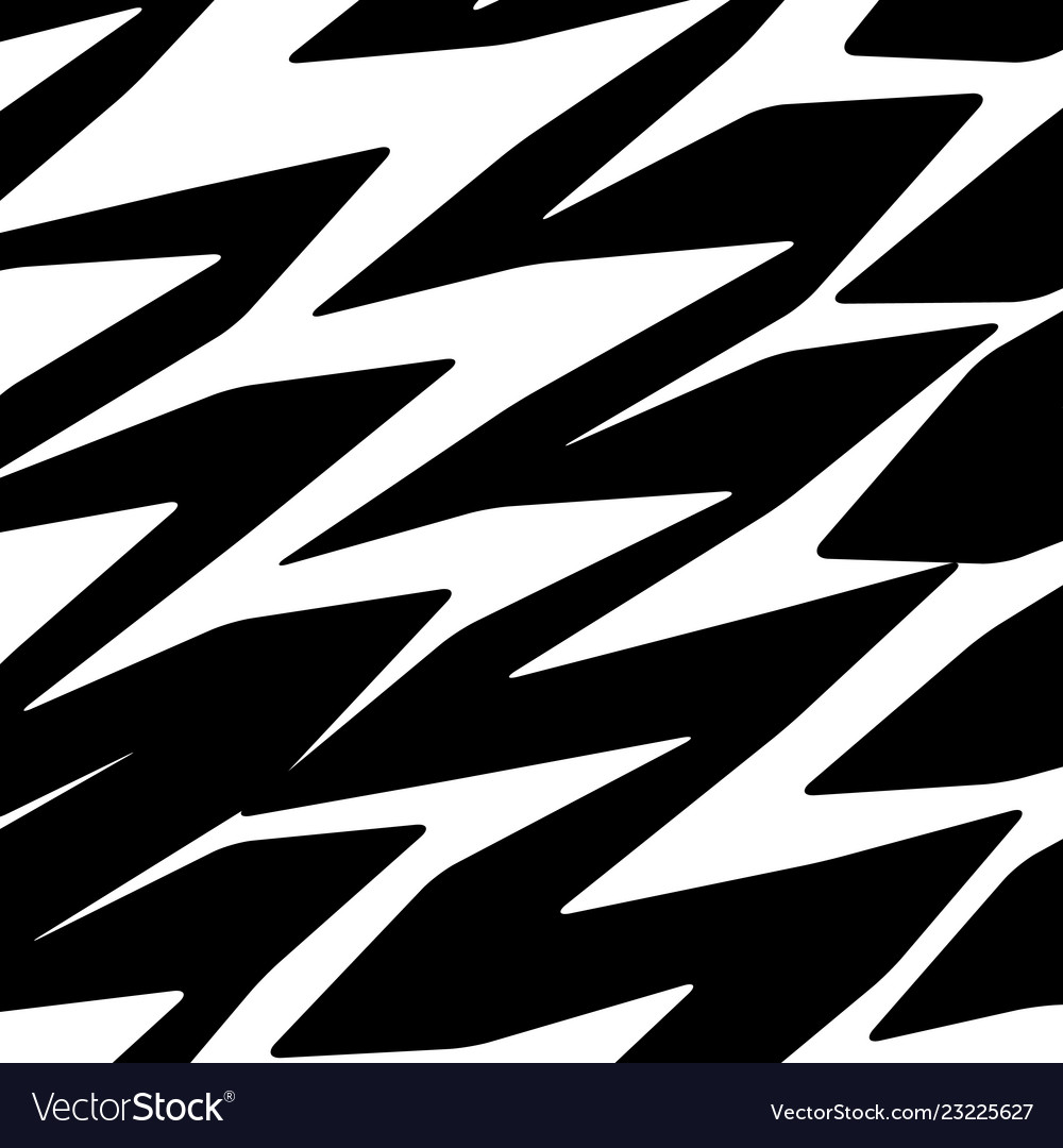 Geometric simple zigzag print wave pattern vector image Geometric simple zigzag print wave pattern