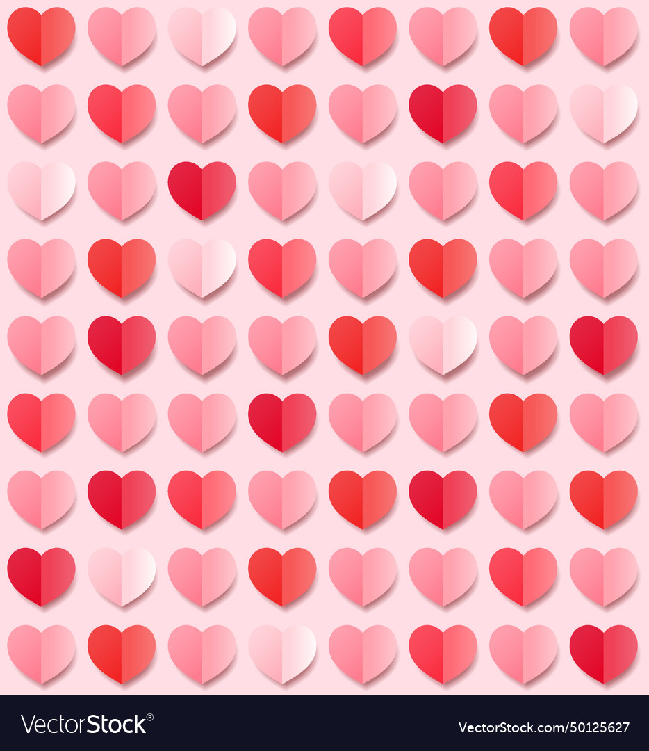 Hearts seamless pattern