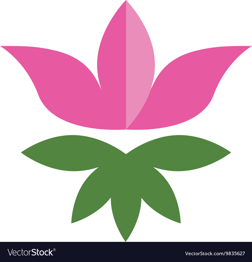 Lotus Blume Logo Vorlage