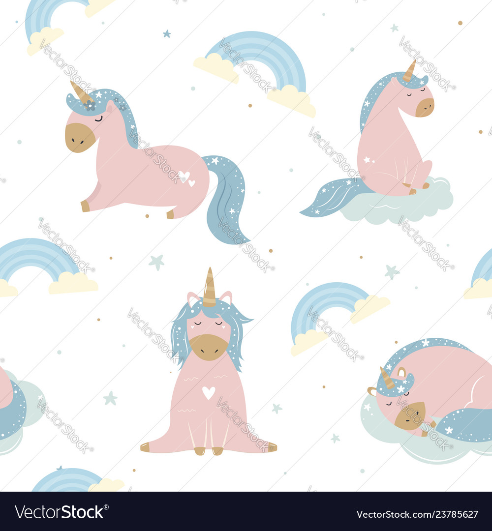 Pastel Unicorn Pattern