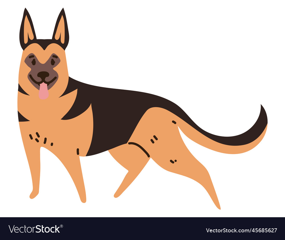 Shepherd dog icon