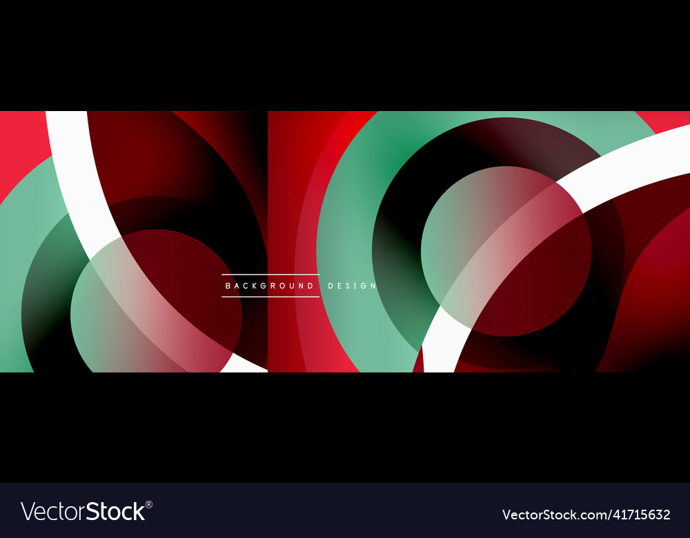 Abstract background with color geometric shapes vector image Abstract background with color geometric shapes
