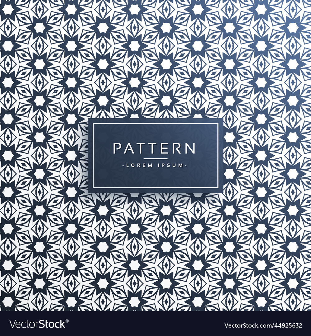 Abstract star shape pattern design background