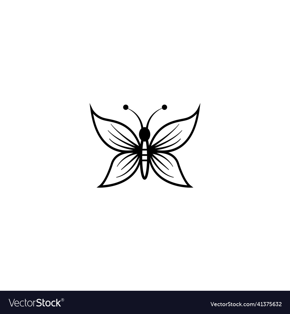 Butterfly mandala logo icon design