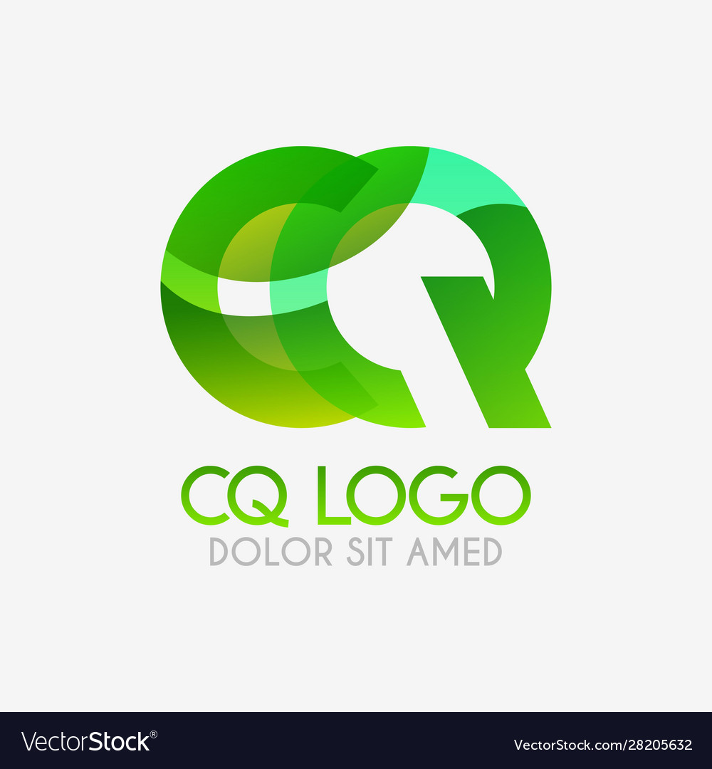 Cq logo with striking colors and gradations