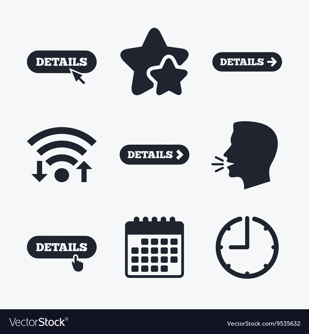 Details with arrow more symbol and cursor