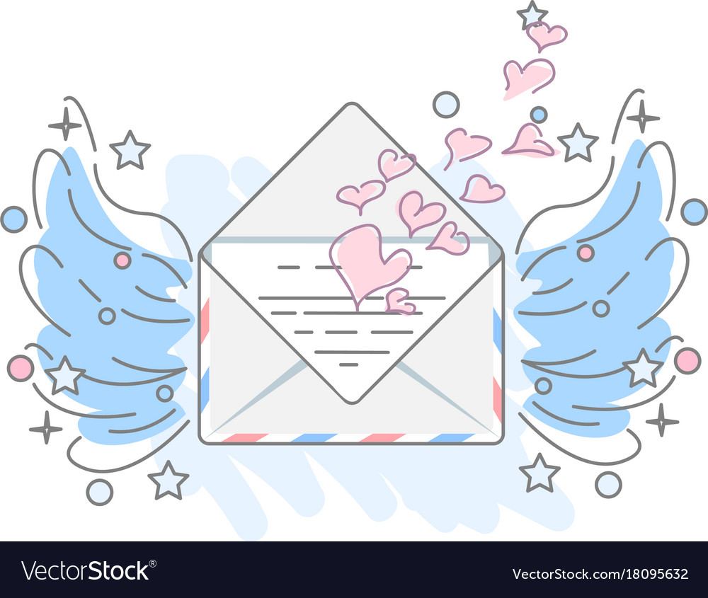 Flat icon message Royalty Free Vector Image - VectorStock