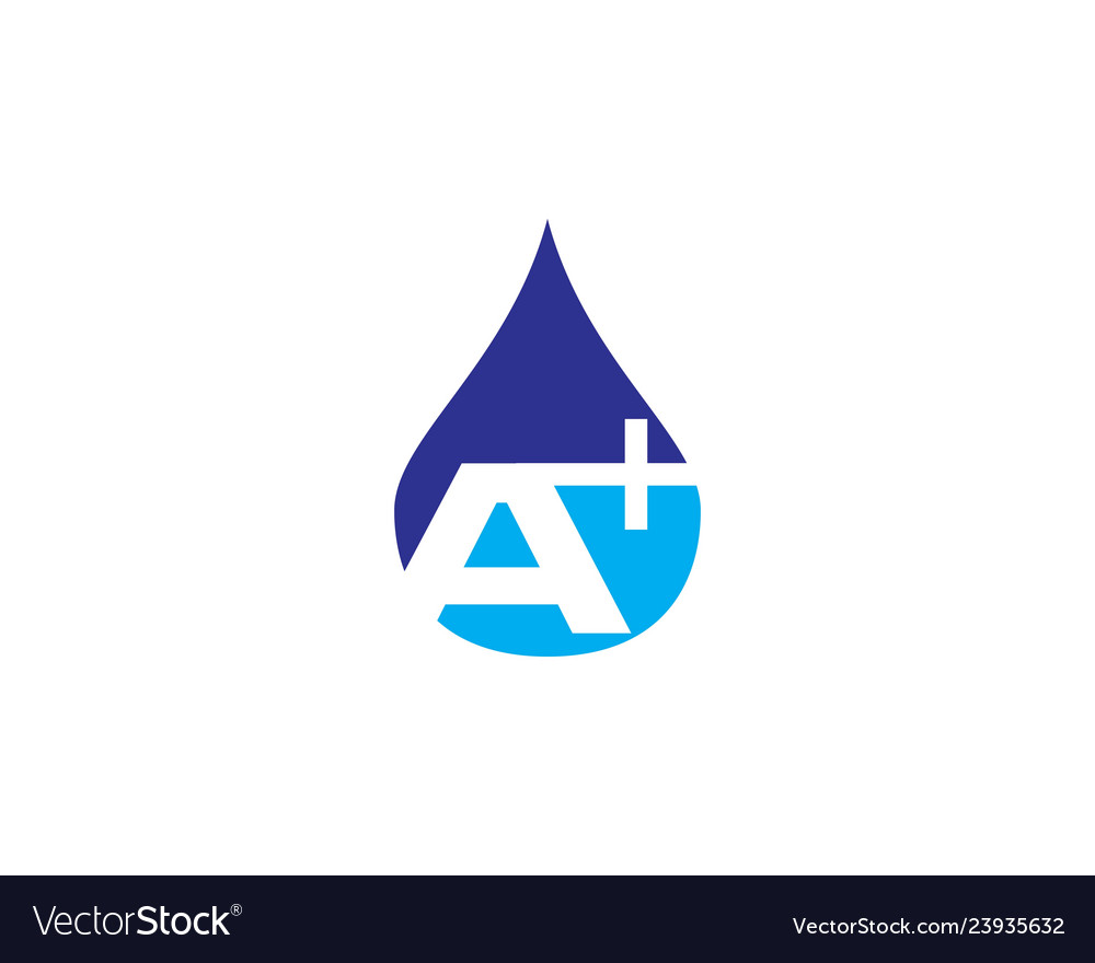 Initial letter a cross plus plumbing logo icon