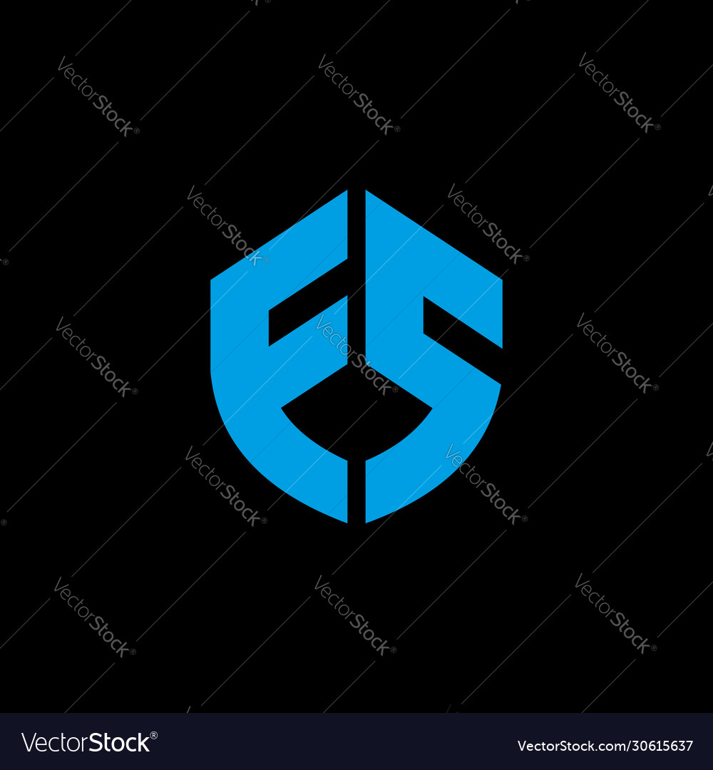 Fs letter logo design f a icon