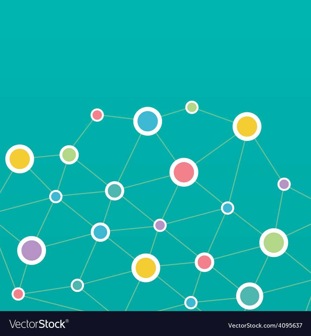 Network color technology communication background Vector Image