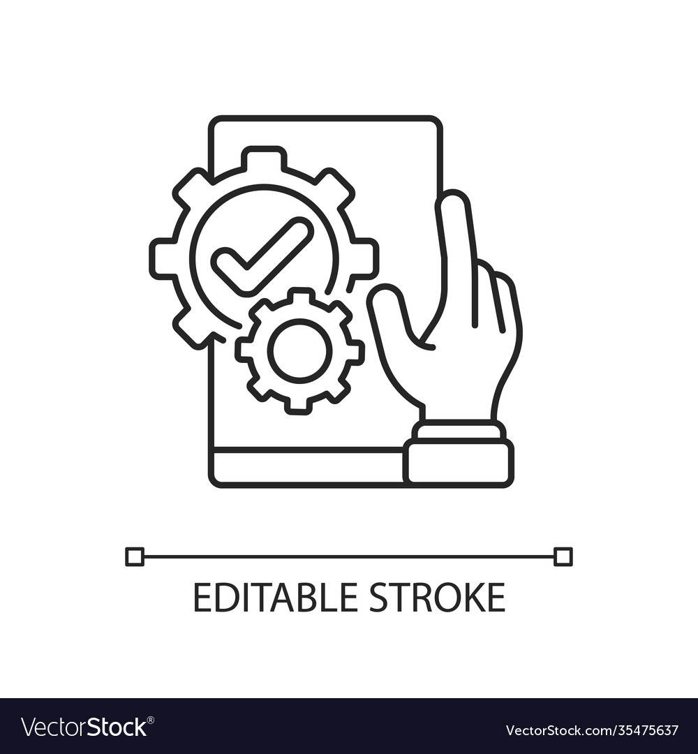 Useful linear icon vector image Useful linear icon